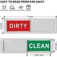thumbnail image 2 of KitchenTour Clean Dirty Magnet for Dishwasher Upgrade Super Strong Magnet - Easy to Read Non-Scratch Magnetic Silver Indicator Sign with Clear, Bold & Colored Text 1.Silver, 2 of 6