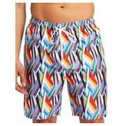 2(X)IST Mens Swimwear Orange Printed Shorts M