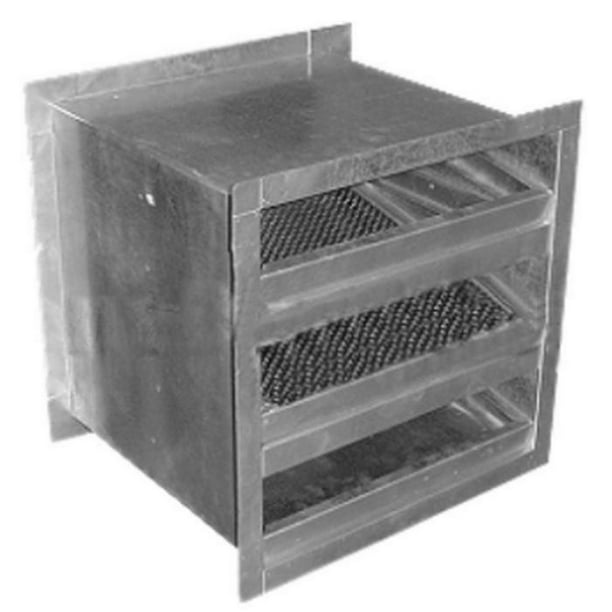 Gabinetes Filtros de Aire VentDepot ModulFiltex 16x16" 5 Rieles Lamina Galvanizada Calibre 24.
