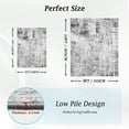 thumbnail image 2 of Artnice 8x10 Rugs for Living Room, Modern Abstract Area Rugs, Non Slip Washable Rugs Indoor Distressed Carpet Mats for Home Decor, Gray, 2 of 7