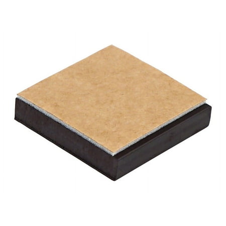 Magnet Source 1 in. L X 1 in. W Black Magnetic Square with Adhesive 1.35 lb. pull 4 pc