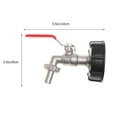 thumbnail image 4 of MasteelfCA IBC Ton Barrel Brass Faucet Single Head Faucet Ton Barrel Adapter, 4 of 7