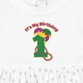 thumbnail image 4 of Inktastic Mardi Gras 1st Birthday Girls Baby Dress, 4 of 5