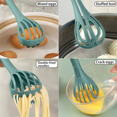 

Chailin 2PCS Functional Whisk Food Holder Holder Baking Tool Egg Whisk Stick Manual Whisk