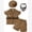 Brown, variant on Baby Boys 1st Safari Birthday Photoshoot Outfit Infant Jungle Animals Zoo Keeper Shirt Top Shorts Set 12-18 Months Khaki