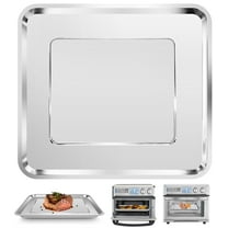 Air Fryer Tray Replacement for Cuisinart TOA-95 Toaster Air Fryer Convection Oven, 14.5*11.6'' Non-stick Mesh Air Fryer Stainless Steel Basket Wire Rack Accessories Parts, Dishwasher Safe