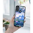 thumbnail image 5 of WIRESTER Shockproof Soft Rubber Cover Case for Motorola Moto G Power 2022 / G Pure 2021 6.5", Claude Monet Water Lilies, 5 of 5