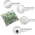 thumbnail image 4 of Acheng Eucalyptus Leaves Throw Pillow Covers Spring Watercolor Green Leaf Vase Decorative Couch Pillow Cases Set of 2 for Living Room Bedroom Bed Outdoor Home Decor White, 4 of 6
