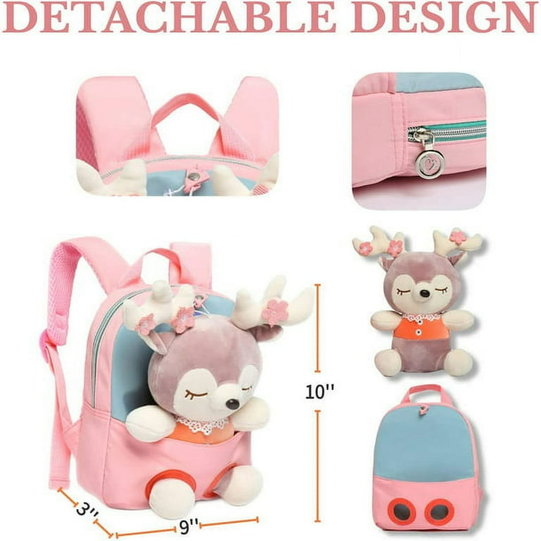 Kid Girl Handbag Fabric Travel Doll House Girls Bunny Bag 