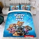 thumbnail image 4 of Cachorros Dog Pals Conjunto de sábanas temático, trío de piezas, cómodo y amigable con la piel, diseño único, regalo de decoración para el hogar para familiares, amigos y fans, 90 cm * 190 cm, 4 of 6