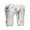 All white, variant on Hit N Move Boxing Gloves - All Day Pro Agility 16oz White/Gold - Hook and Loop