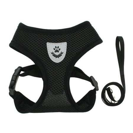 Dog Harness, No Pull No-Choke Pet Vest Harness with Handle Control, Soft Padded Breathable, Easy Adjustable for Walking Climbing Training A61