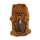 thumbnail image 3 of Portatarjetas de peluche con forma de animal, portatarjetas portátil, único, protector de regalo, suave, figura pequeña, bolsa de exhibición, estuche Oso pardo, 3 of 8