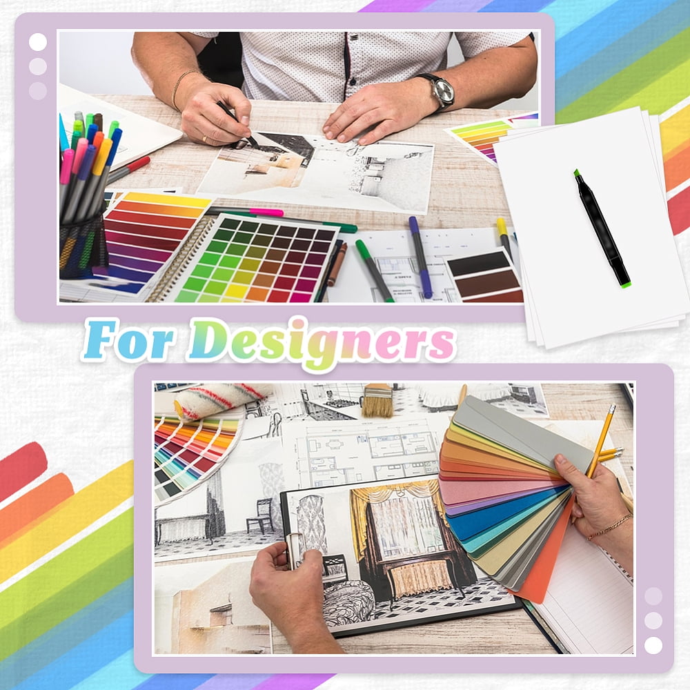 A4 Watercolor Painting Papers Rectangle White 29.8x21x0.01cm 100 sheets/set diy