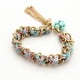 thumbnail image 4 of 5xVintage Bohemio Trenzado Cuerda Pulsera Cadena étnica Borla Encantos Joyería 5 piezas, 4 of 8