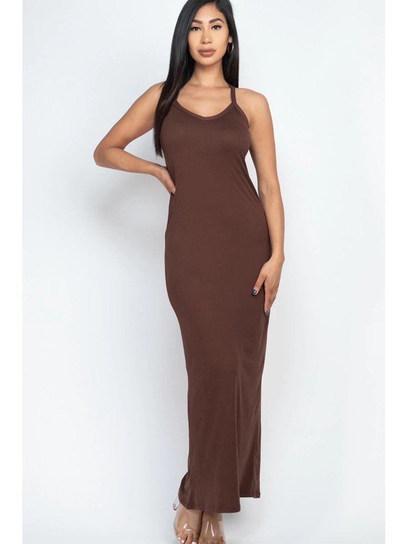 Racer Back Maxi Dress S - Walmart.com