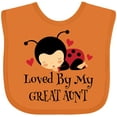 thumbnail image 3 of Inktastic Loved by My Great Aunt Boys or Girls Baby Bib, 3 of 4