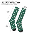 thumbnail image 4 of Pofeuu Gingerbread Snowman Cookies Print Compression Socks for Women & Men Circulation - Best Support for Nurses,Running,Athletic,Sports, 4 of 7
