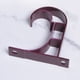 thumbnail image 2 of Naiovety Soportes de barra de aleación de aluminio para cortinas, soportes de poste romano para colgar cortinas, estante de soporte grueso para Tratamientos de ventanas vino rojo 81x60mm, 2 of 6