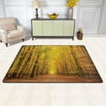 thumbnail image 2 of Dreamtimes Autumn Forest Tree Area Rug, 36"x24" Fall Forest Path Non-Slip Washable Indoor Door Mat, Absorbent Floor Mat for Bedroom Kitchen Entryway Bathroom, 2 of 7