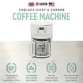 thumbnail image 2 of Open Box Haden Chelsea 10 Cup Drip Coffee Maker w/Glass Carafe, Ivory & Chrome, 2 of 9