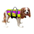 thumbnail image 1 of Pawz Pet Products Neoprene Dog Life Jacket Small Yellow - Purple, 1 of 1