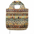 thumbnail image 1 of Prehistoric Shopping Tote Bag, Mexican Style Doodles with Triangles Circles Folkloric Geometric Tribal, Sturdy Fabric Foldable Lightweight Market Bag for Daily Use, Multicolor, by Ambesonne, 1 of 4