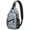 Pizza, variant on Rocket and Spacecraft Sling Backpack, Moon and Sun Design, Galaxy Nebula Crossbody Bag for Outer Space Lovers