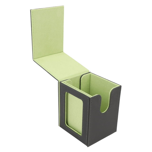 Card Deck Box, Separate Card Deck Case Holds 100Pcs Game Cards with Magnetic Closure