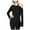 Black, variant on I.N.C Womens Asymmetrical Cutout Pullover Sweater, Black, XX-Large