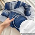 thumbnail image 4 of Full Size Fitted Sheet Set - Blue Coastal 3 Piece Bedding Sets 16" Deep Pocket Fitted Sheet with 2 Pillowcases Nautical Summer Beach Ocean Brushed Microfiber Hotel Luxury Bed Sheets, 4 of 9