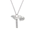 thumbnail image 2 of Delight Jewelry Silvertone Best Friend Always My Mother Bar Zoe Necklace, 2 of 4