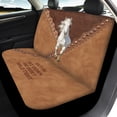 thumbnail image 3 of Uourmeti White Horse And Leather Print Car Seat Covers Protect Car Seat Covers Full Set Interior Decor Polyester Car Seat Cover Full Set Fit for Truck Trucks, 3 of 8