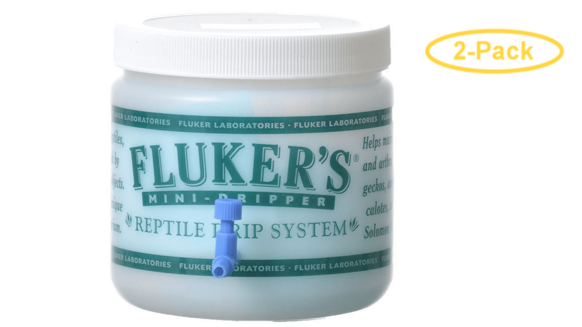 Flukers Dripper Reptile Drip System MiniDripper (12 oz) Pack of 2