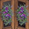thumbnail image 5 of Yooshoverk Tulip Wreath, Colorful Purple Spring Design, Home Door Hanging, Summer Indoor and Outdoor Decor, 5 of 9
