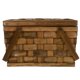 thumbnail image 1 of Cesta de picnic tejida portátil 1pc Cesta de almacenamiento de sol diversión con tapa, 1 of 4