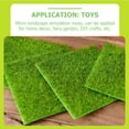 thumbnail image 4 of OUNONA 2Set Square Shape Artificial Grass for Craft for Diy Ornament Decoration, 4 of 7