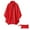 Watermelon red, variant on Prolriy Rain Ponchos for Adults Unisex Solid Color Hooded Zippered Poncho Shawl Ponchos Adult Yellow One Size
