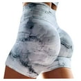 thumbnail image 1 of KaLI_store Womens Shorts High Waist Shorts for Womens Yoga Fitness Running Shorts with Deep Pockets White,XL, 1 of 5