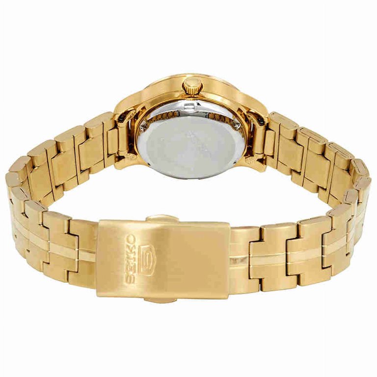 Seiko 5 Automatic Gold Dial Ladies Watch SYME02K1 - Walmart.com