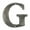 Antique Nickel, variant on Deltana RL4G-15A 4" Height Residential House Letter Letter G Antique Nickel