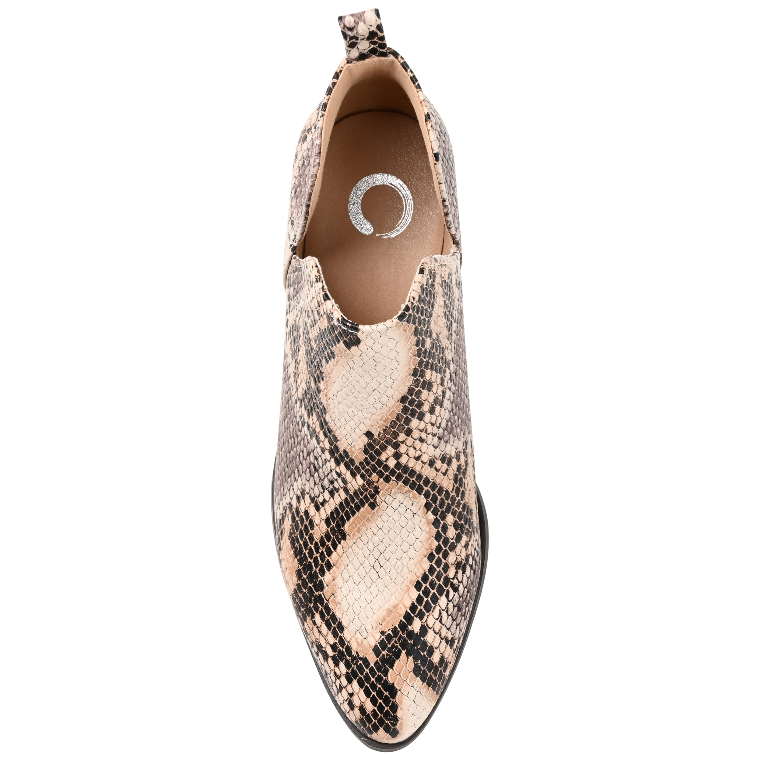 Journee Womens Lola Pull On Stacked Heel Booties, Widths Available
