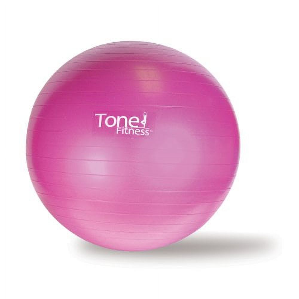 Tone Fitness Anti-burst Stability Ball 55 cm, Pink - image 2 of 3
