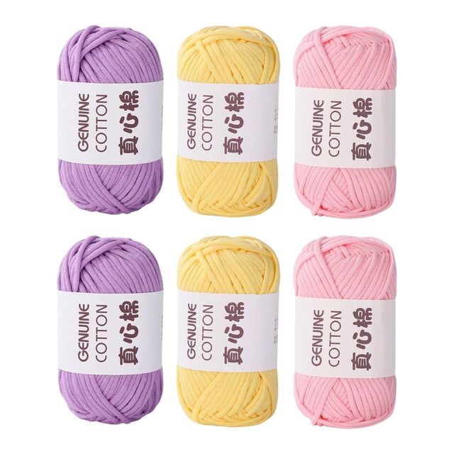6 ovillos de hilo para tejer a o a crochet, elásticos, ideales para principiantes y adultos. Multicolor, suaves, perfectos para suéteres, Estilo B