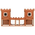 thumbnail image 5 of vidaXL Outdoor Large Rabbit Hutch House Pet Cage Double House, 5 of 5