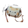 thumbnail image 3 of Cute Cats Shape Plushs Bags Bags Crossbody Storage Bags Handheld And One Shoulder Bags That Are Casually Versatile Good Gifts For Birthdays Open School Season, 3 of 6