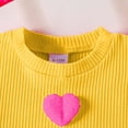 thumbnail image 4 of mgoYE Baby Girl Clothes 12-18 Months Toddler Girls Summer Clothes Infant Sleeveless Tank Top Shirt Shorts Set Kids Striped Ruffles Outfits(Yellow,9-12 Months), 4 of 8