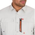 thumbnail image 4 of The American Outdoorsman Blackfoot River Long Sleeve Fishing Shirt - UPF 30 Protection Quick-Dry & Moisture-Wicking Fabric (Glacier Gray, Large), 4 of 7