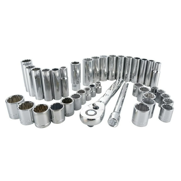 Craftsman CMMT12018L 3/8 in. Drive 12 Point Mechanics Tool Set (40-Piece)