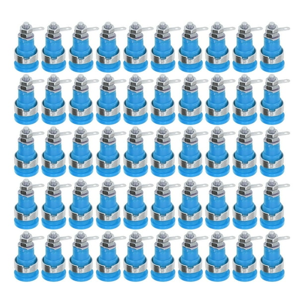 Conector tipo banana, 50 piezas, conector tipo banana de 4 mm, conector tipo banana, conector tipo banana, tecnología avanzada